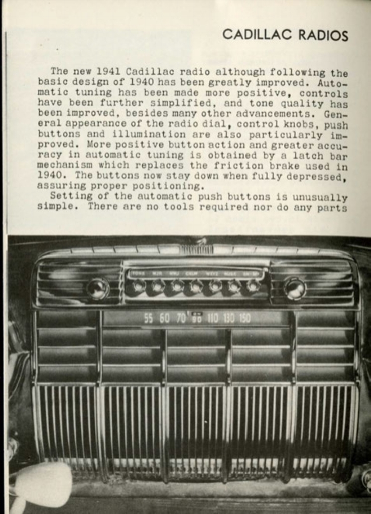 1941 Cadillac Accessories Booklet Page 5